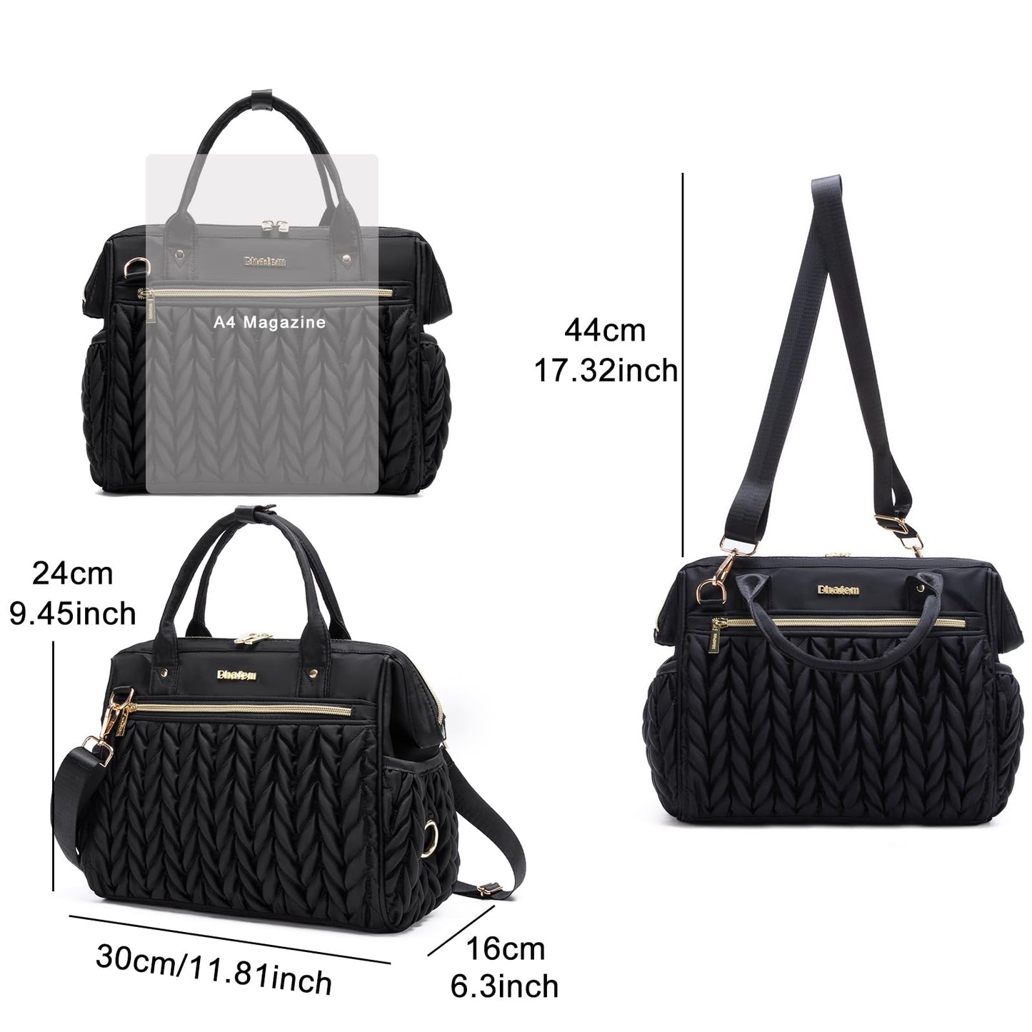 Small Diaper Bag Tote Crossbody, Medium Baby Bag Convertible Backpack for Women Diaper Purse
