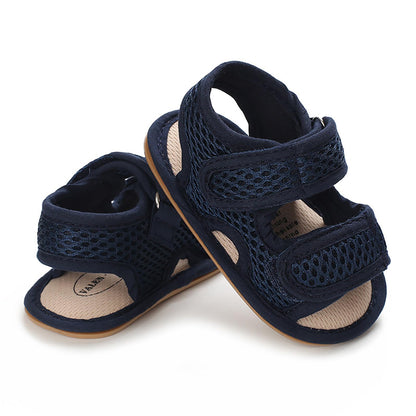 SOFMUO Baby Girls Boys Sparkly Bowknot Sandals Premium Soft Anti-Slip Rubber Sole Infant Summer Outdoor Shoes Toddler First Walkers