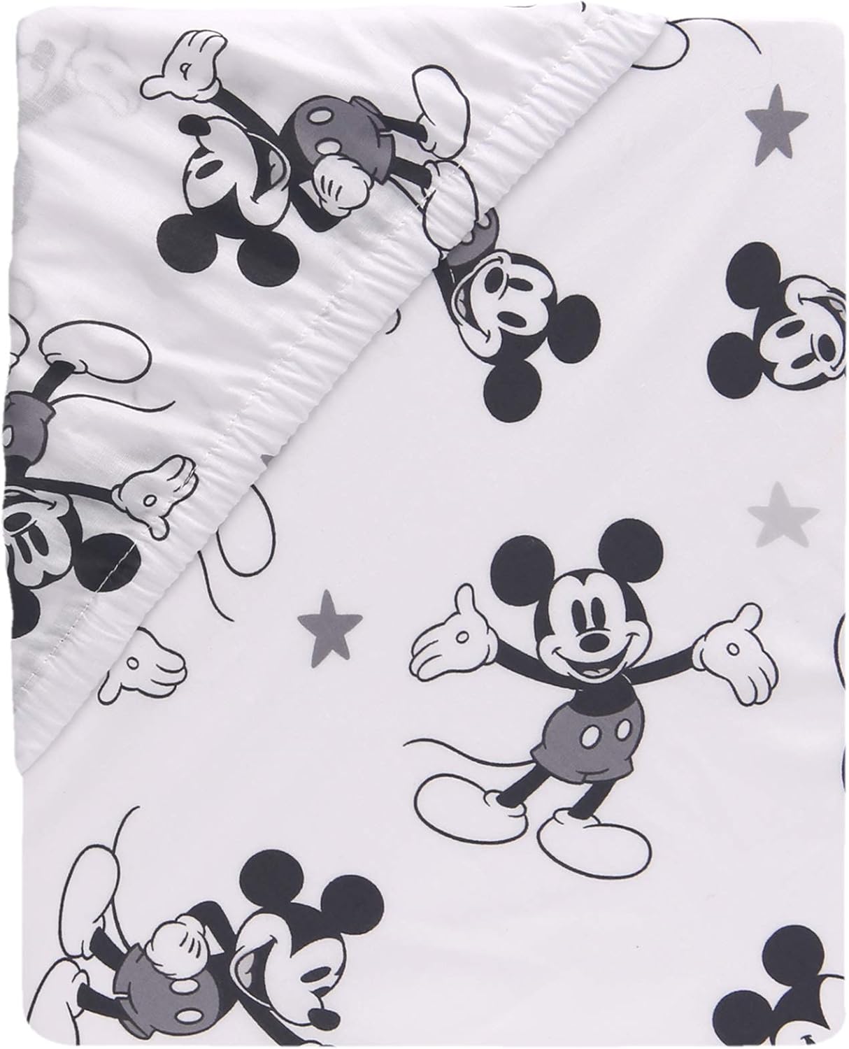 Lambs & Ivy Disney Baby Magical Mickey Mouse 3-Piece Crib Bedding Set - Gray