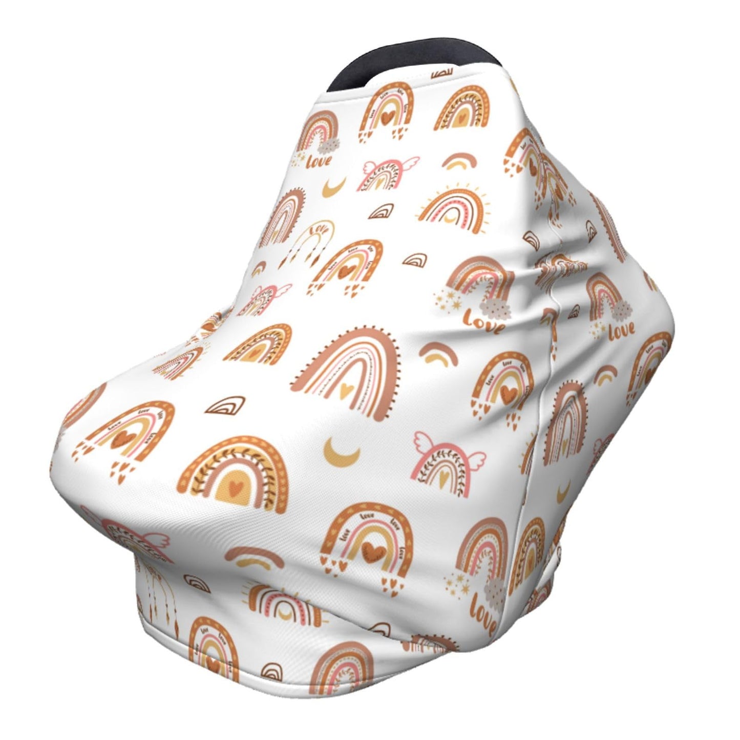 Cute Butterfly Baby Stuff Car Seat Covers Baby Multi-Use Car Seat Canopy Carrier Cover, Breathable Breastfeeding Cover Boys & Girls