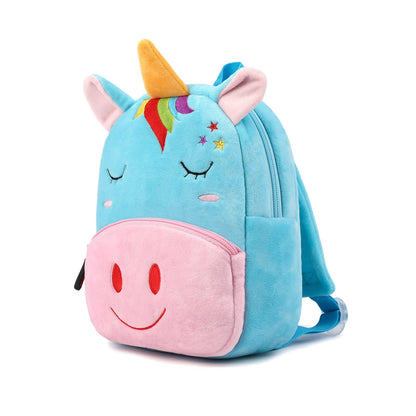 Toddler Backpack for Boys and Girls, Cute Soft Plush Animal Cartoon Mini Backpack Little For Kids 2-6 Years (Cows)