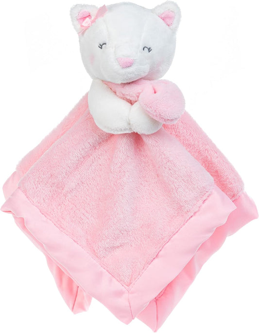 KIDS PREFERRED Carter's Baby Girl's Pink Kitty Cat Lovey Security Blanket