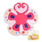 Baby Bath Flower for Sink, Non-Slip Flower Bathtub for Infants 0-6 Months, Soft Baby Sink Bath Cushion for Babies Bath Time, Newborns Bath Essentials Must Haves-Butterfly