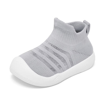 Eashi Baby Boy Girl Non-Skid Indoor Infant Walking Shoes Breathable Warm Elastic Sock Shoes with Memory Sole Protect Toes Outdoor Sneakers