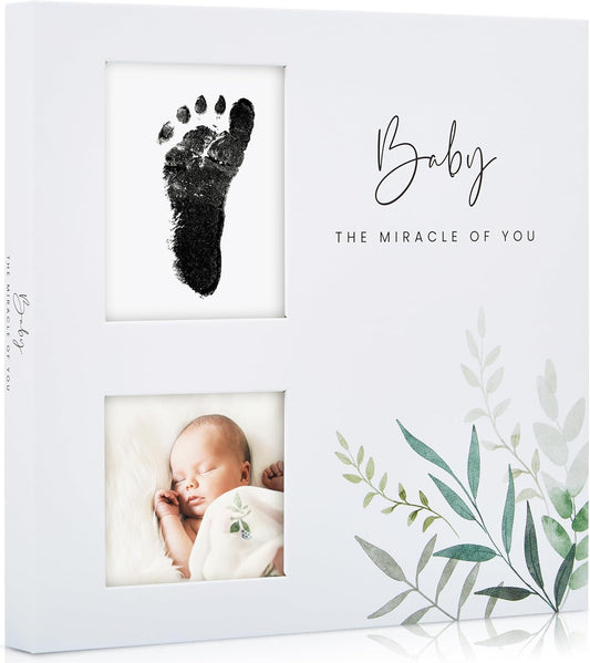 Keepsake Baby Memory Book for Boys and Girls – Timeless First 5 Year Baby Book With Photoslots – Cute Journal Scrapbook or Photo Album - Record a Milestone for Every Event from Birth to Age 5