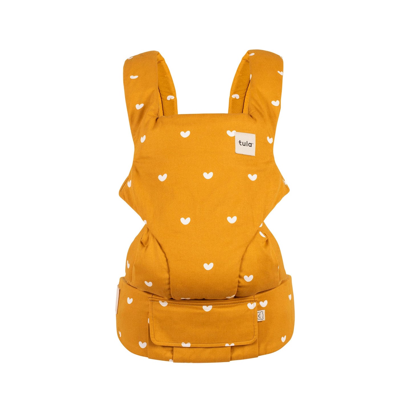 Baby Tula Explore Linen Baby Carrier 7 – 45 lb, Adjustable Newborn to Toddler Carrier, Multiple Ergonomic Positions Front and Back, Breathable and [Natural – Explore + Linen, Ash