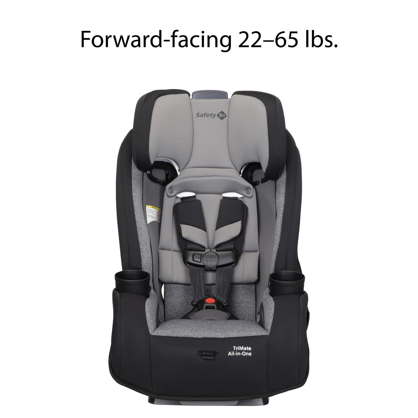 Safety 1st Convertible Car Seat, Convert from Rear to Forward Facing and Belt-Positioning Booster, High Street, From Birth to Age 10, TriMate
