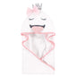 Hudson Baby Unisex Baby Cotton Animal Face Hooded Towel, Pretty Elephant, One Size