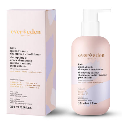 Evereden Baby Shampoo & Body Wash 2-in-1, 8.5 fl oz | Gentle, Non-Toxic, Fragrance-Free, Hydrating Formula for Sensitive Skin