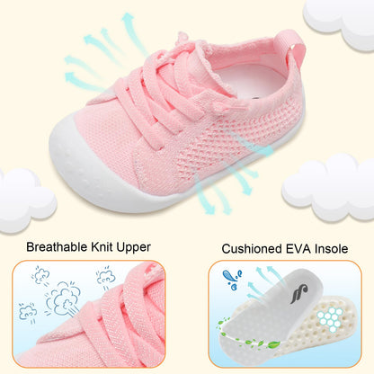 JIASUQI Baby Shoes for Toddler Boys Girls Sneakers Slip on Walking Shoes for Babies