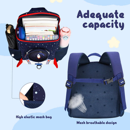 yisibo Rocket Toddler Backpack with Leash,3-6 Years Anti-lost Kids Backpack,Children Backpack for boys girls