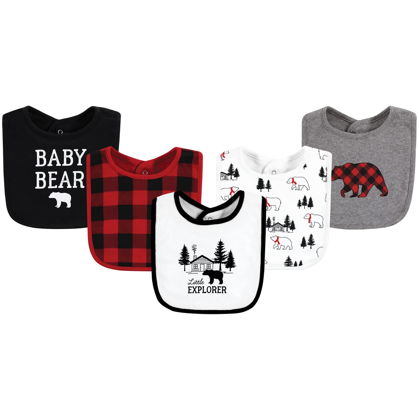 Hudson Baby Unisex BabyCotton Bibs