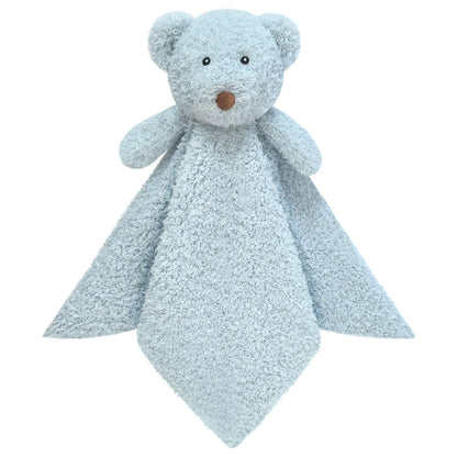 Baby Brown Teddy Bear Soft Stuffed Animal Security Blanket, Plush Bear Character Lovey Blanket, Baby Shower/Nursery Gift, Newborn Infant Toddler Snuggle Blankie for Boys Girls, 14 Inches