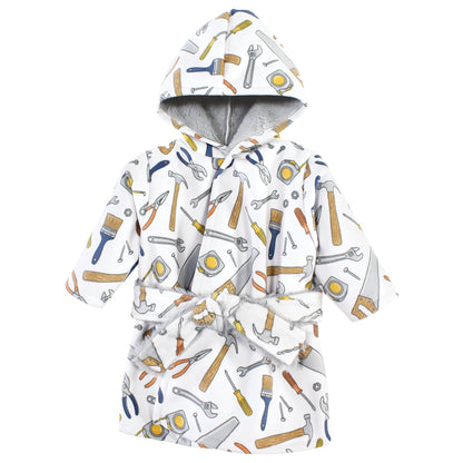 Hudson Baby Unisex BabyMink with Faux Fur Lining Pool and Beach Robe Cover-ups