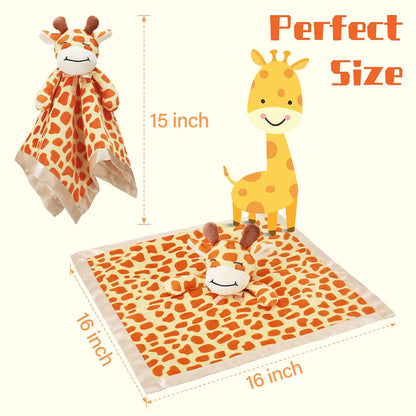 Pro Goleem Duck Security Blanket Soft Yellow Baby Lovey Unisex Lovie Baby Gifts for Newborn Toddler Snuggle Toy Stuffed Animal 16 Inch