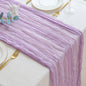 Light Pink Cheesecloth Table Runner 10ft Boho Rustic Gauze Cheese Cloth Spring Decor for Wedding Party Bridal Baby Shower Birthday Table Decorations