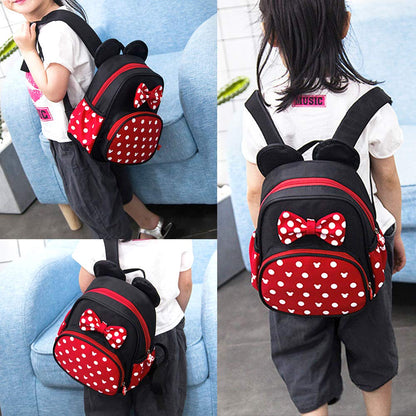 Cute Mini Backpack for Girls Toddler Bookbag Little Kids Backpacks for Toddler Backpack Baby Daycare Bag Child Kindergarten Preschool Book Bags Mouse Toys Travel Small Girl Backpacks Accessories