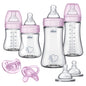 Chicco Duo 5oz. Hybrid Baby Bottle with Invinci-Glass Inside and Plastic Outside | Dishwasher, Bottle Warmer, and Electric Sterilizer Safe | Intui-Latch Nipple | Clear/Grey, 2pk