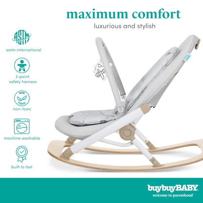BuyBuy Baby by Evolur SleekSway Portable Rocker in Mint White