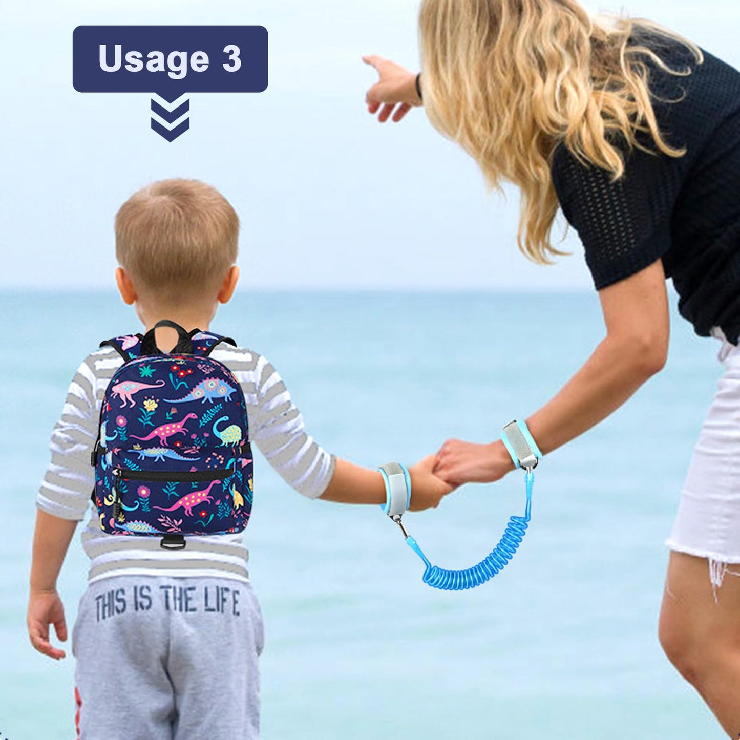 Accmor Toddler Backpack Leash, Cute Unicorn Baby Backpacks with Anti Lost Wrist Link, Mini Kids Backpack Leash Walking Harness for Outdoor Travel, Adorable Backpack Tether for Boys Girls 1-3 (Purple)