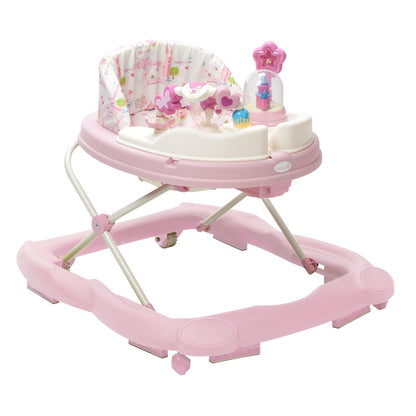 Disney Baby Walker with Wheels, Pink Baby Walkers and Activity Center for Infants