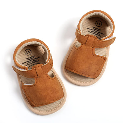 GAISUMMI Baby Girls Sandals Summer Bowknot Infant Crib Shoes Toddler Pu Leather Soft Rubber Sole First Walkers