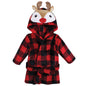 Hudson Baby Unisex Baby Plush Animal Face Bathrobe