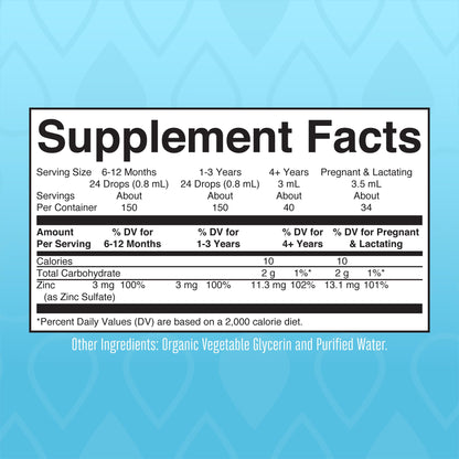 MaryRuth Organics Zinc Supplements for Immune Support | Ionic Zinc for Kids & Adults | Liquid Zinc Supplement | 40 Day Supply | Skin Care Supplement | Vegan | Gluten Free | Glycerin Based | 4 oz