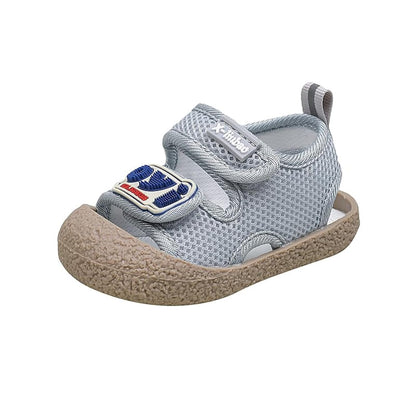 Baby Summer Sandals Breathable Mesh Rubber Sole Non-Slip Outdoor Shoes for Boys and Girls 9-30 Months