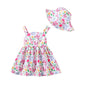 Newborn Infant Baby Girl Dress Toddler Girl Clothes Halter Backless Sleeveless Flower Sundress Summer Dresses for Girl