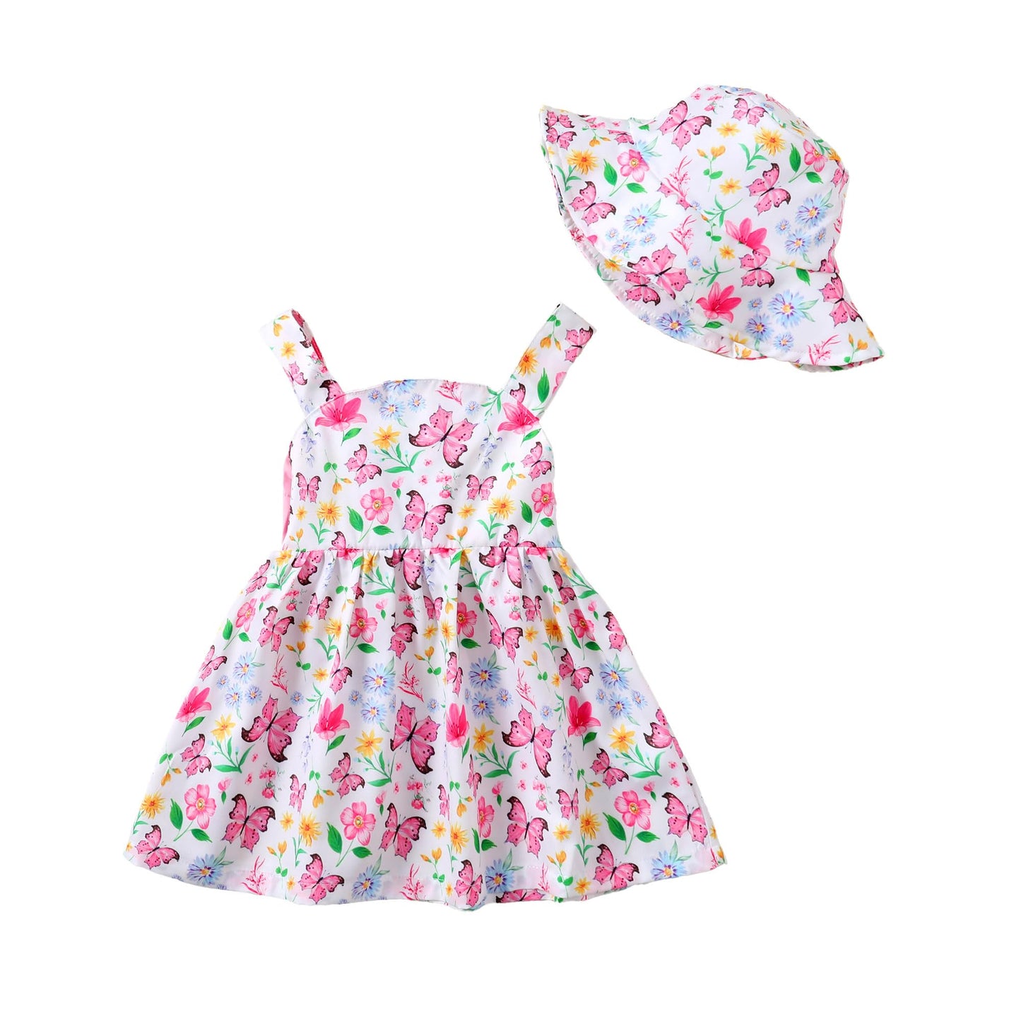 Newborn Infant Baby Girl Dress Toddler Girl Clothes Halter Backless Sleeveless Flower Sundress Summer Dresses for Girl
