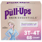 Pull-Ups Girls' Skin Essentials Potty Training Pants, Training Underwear, 2T-3T (16-34 lbs), 124 Ct (4 Packs of 31)