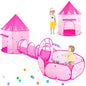 Sumbababy Kids Tent with Crawl Tunnel: Ball Pit Tent for Toddlers - Ball Pit Tunnels for Young Children - Pop Up Baby and Toddler Tent for Indoor & Outdoor