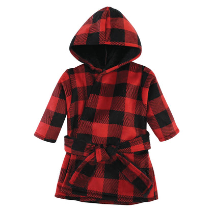 Hudson Baby Unisex BabyMink with Faux Fur Lining Pool and Beach Robe Cover-ups