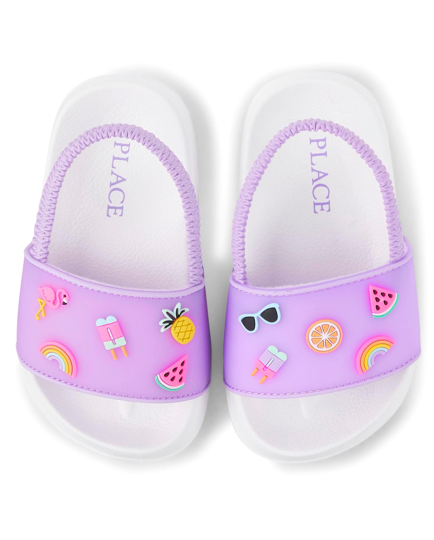 The Children's Place Girl's Baby Toddler Everyday Slide Sandals with Backstrap