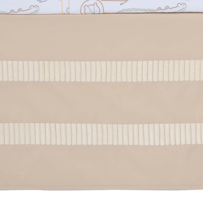 Lambs & Ivy Jungle Story 3-Piece Infant Safari Tan Baby Crib Bedding Set