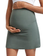 CRZ YOGA Butterluxe Maternity High Waisted Skirts for Women A Line Golf Tennis Workout Casual Pregnancy with Shorts Pockets