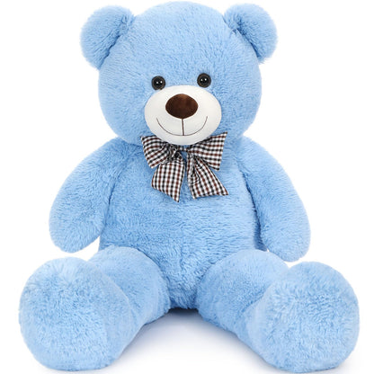 MaoGoLan Giant Big Teddy Bear 4 Feet 47 inch Life Size Tan Plush Bear Brown Stuffed Animal for Children Boyfriend