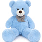 MaoGoLan Giant Big Teddy Bear 4 Feet 47 inch Life Size Tan Plush Bear Brown Stuffed Animal for Children Boyfriend