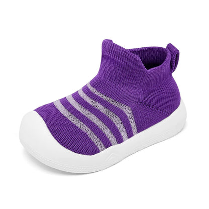 Eashi Baby Boy Girl Non-Skid Indoor Infant Walking Shoes Breathable Warm Elastic Sock Shoes with Memory Sole Protect Toes Outdoor Sneakers
