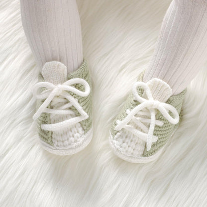 DovFanny Baby Booties Newborn Baby First Shoes Cozy Warm Knit Soft Booties for Toddler Infant Boy Girl