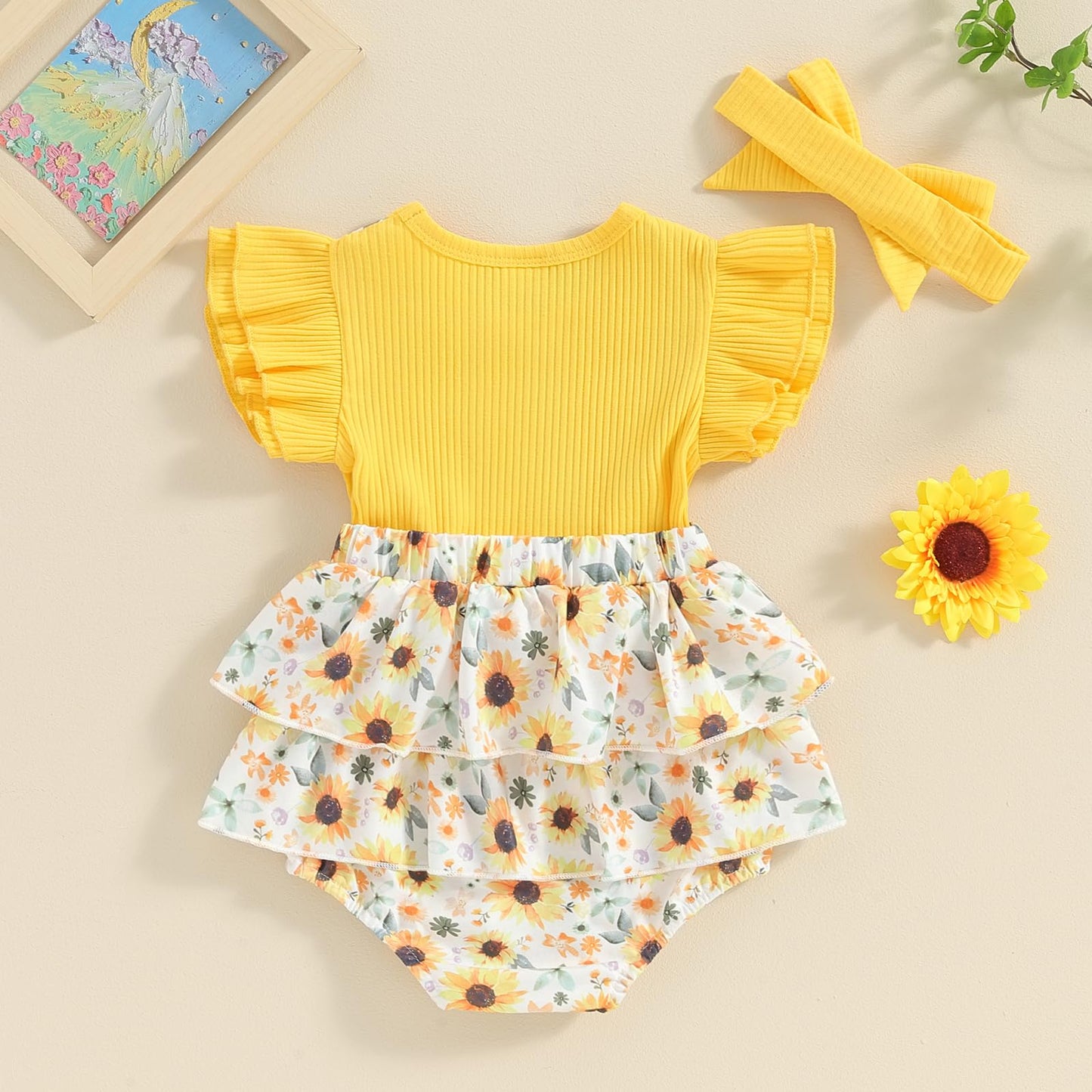 Baby Girls Summer Denim Romper Clothes Dress Newborn Onesie Sunsuit 3 6 9 12 18 Months One-Piece Jumpsuits Outfits