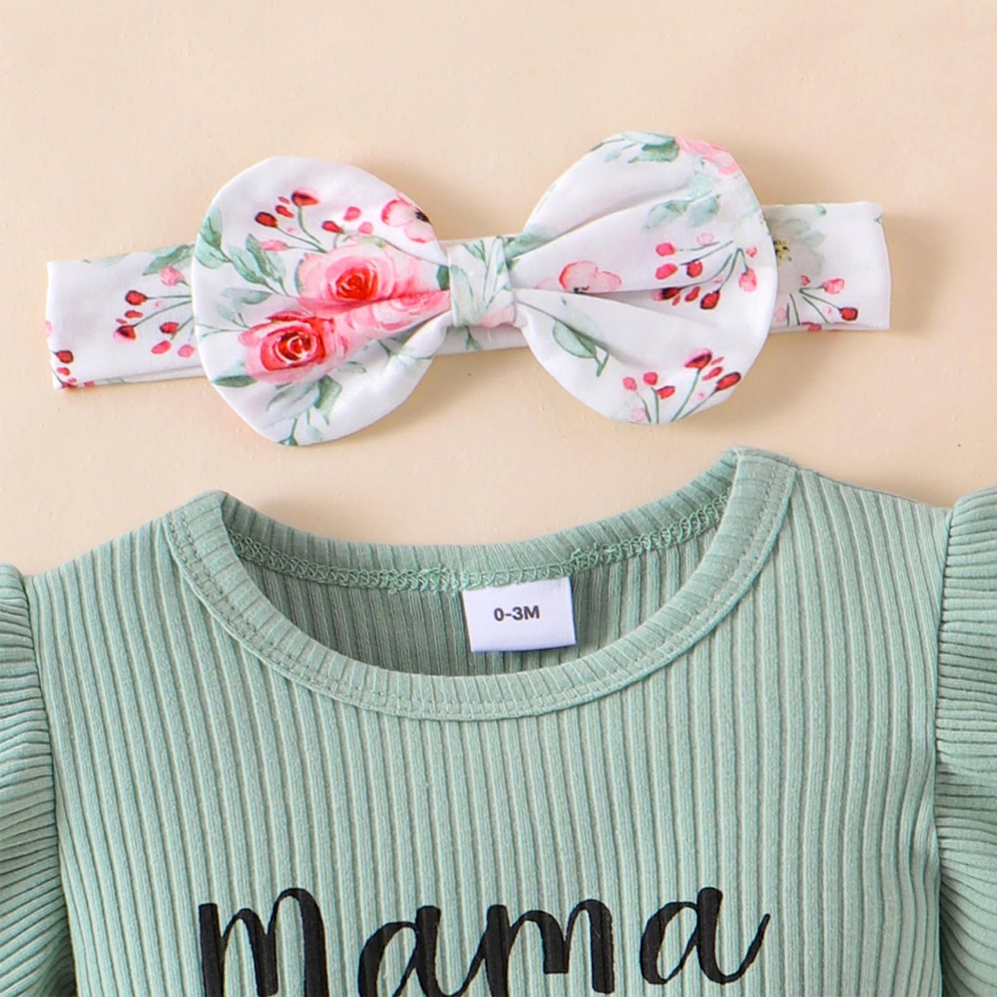 Baby Girl Clothes Newborn Romper Ruffle Sleeve Short Jeans Skirt with Headband Infant Outfits Set 0-18 Months