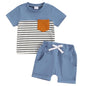 Mubineo Infant Toddler Baby Boy Summer T Shirt Shorts Outfits Short Sleeve Tee Tops Clothes Set