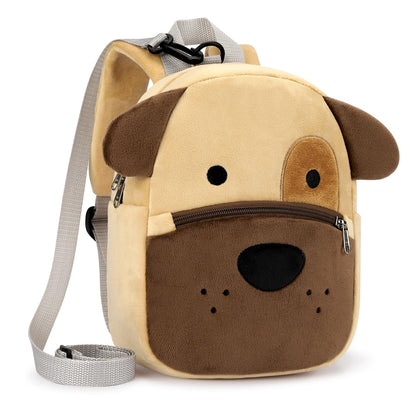 mibasies Toddler Backpacks for Girls 2-4: Plush Backpack -3D Animal Cartoon Mini Travel Bag -10 inch Toddler Backpack Leash
