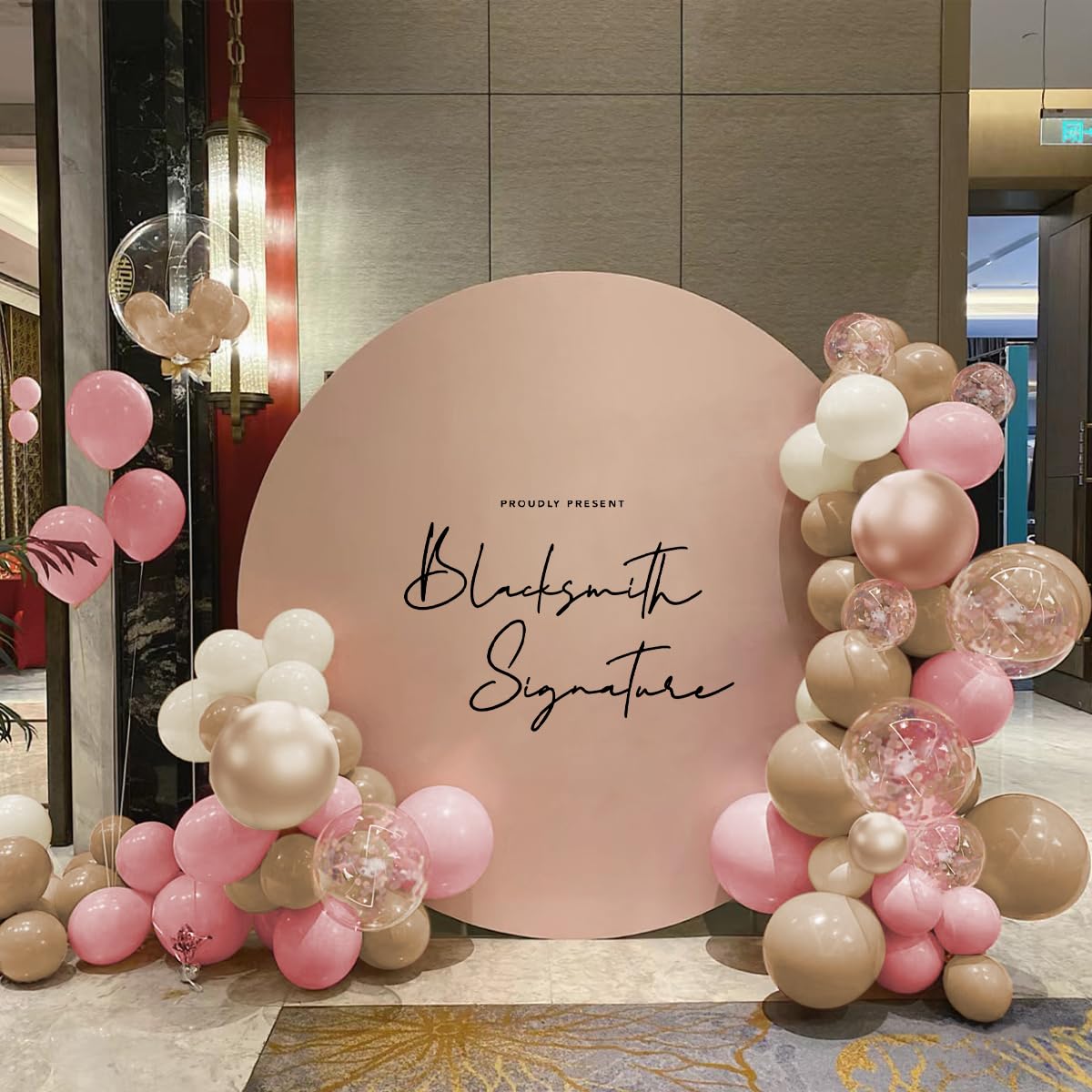 Boho Balloon Garland Arch Kit, 156Pcs Dusty Pink Pastel Brown Metallic Champagne Gold White Balloons for Wedding Baby Bridal Shower Engagement Anniversary Birthday Decorations