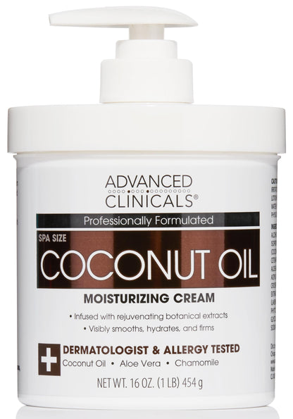 Advanced Clinicals Retinol Body Lotion + Collagen Cream Fragrance Free Face Moisturizer & Body Cream 2pc Skincare Set For Women & Men Helps Reduce Appearance Of Crepey Skin, Wrinkles, & Dry Skin, 2pc