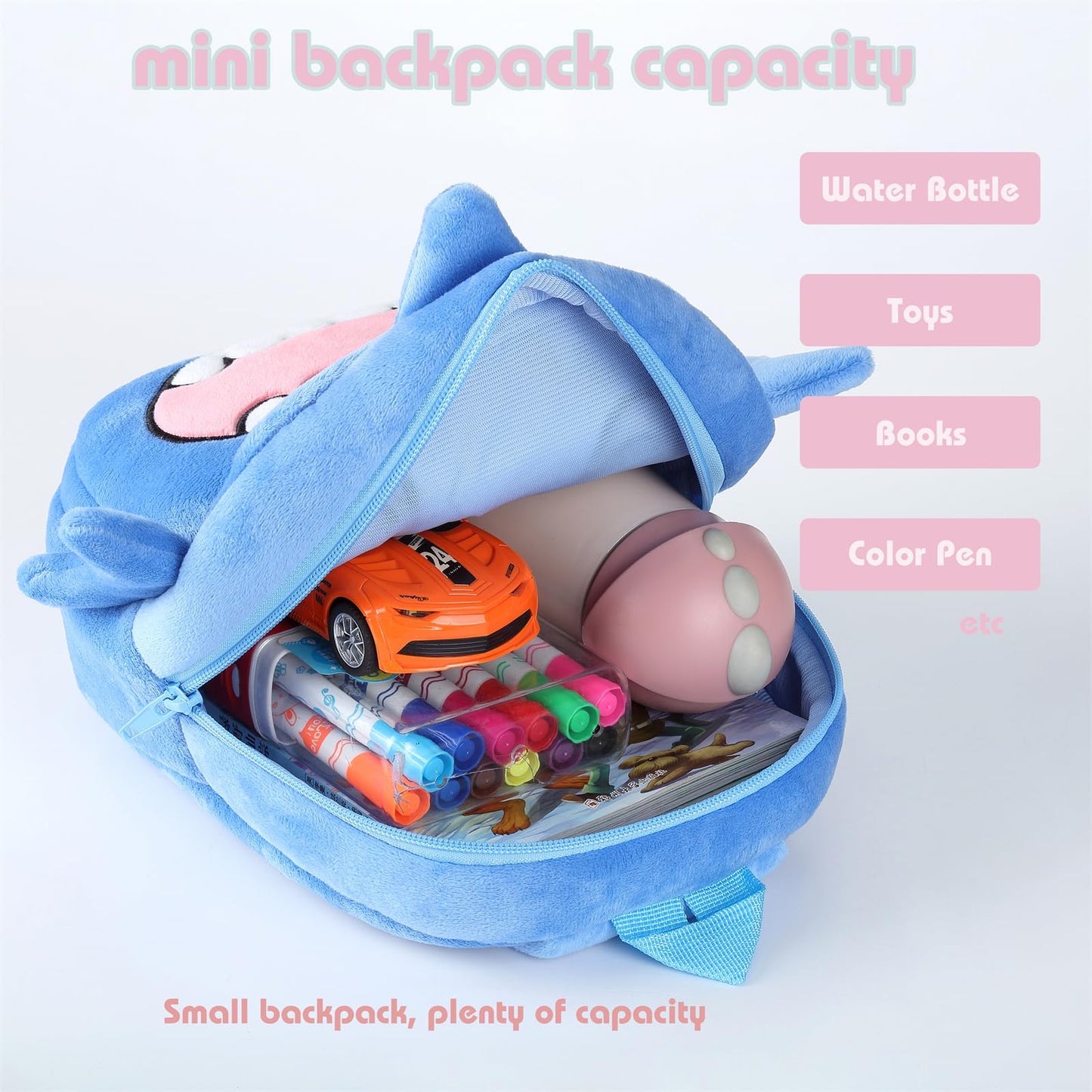 Toddler Backpack for Girls Boys School Small Backpacks Toddler Back Pack Stuffed Animal Backpack Kawaii Kids Mini School Bag Preschool Age 2-4 Unicorn