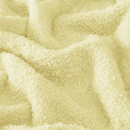 CYMULA Kids Blanket for Boys Girls 30x40 inches, Soft Cozy Fuzzy Swaddle Throw Blanket for Crib Stroller, White