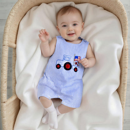 YINGISFITM Newborn Baby Boy Clothes Sailboat Overalls Sleeveless Jumpsuit Infant Bodysuit Toddler Outfits